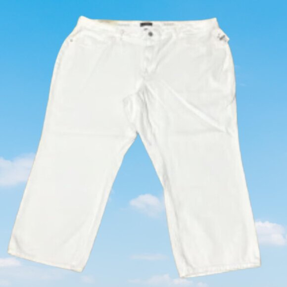 DL1961 Women's Patti Straight High Rise Vintage Ankle White Jeans Size 24W - Picture 2 of 15